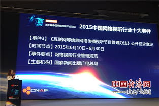 網絡文藝新紀元 2015年網絡視聽行業十大事件回顧